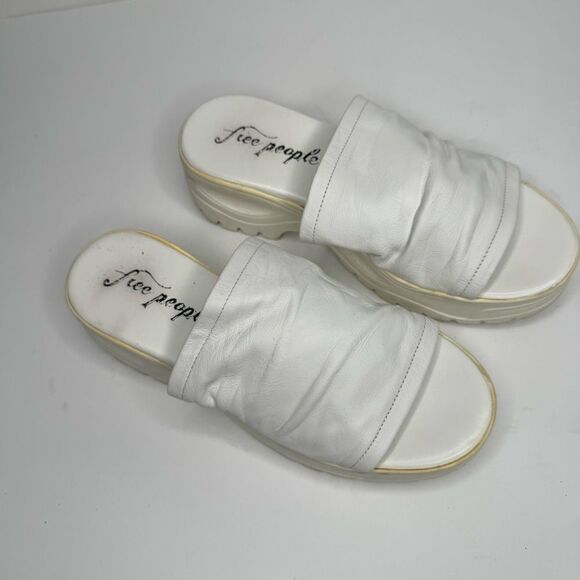 Free people poolside slide sandals size 39 - Picture 2 of 8